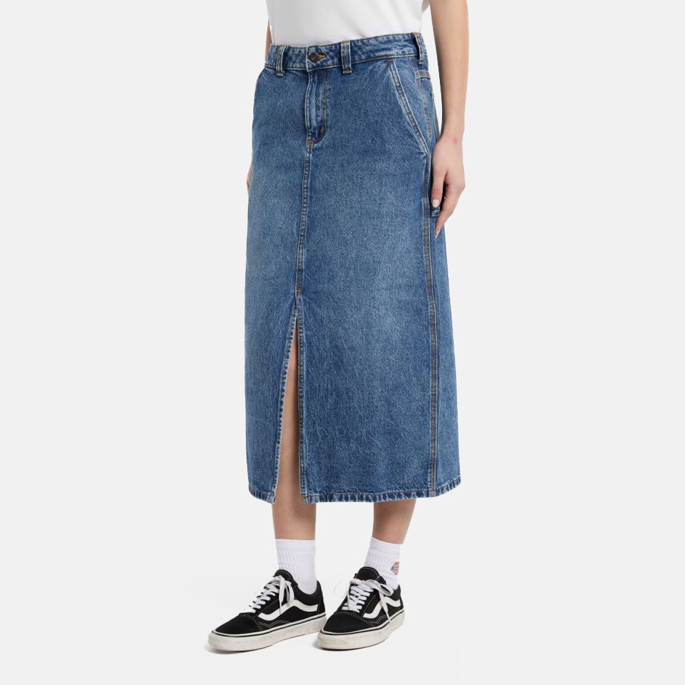  Dickies Long Denim Carpenter Skir Rinsed (9000218076_83955) 2025