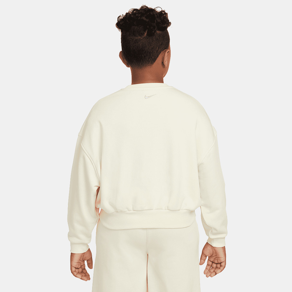 Nike Steertwear Club Flee Boxy Crew GX Star Παιδικό Φούτερ