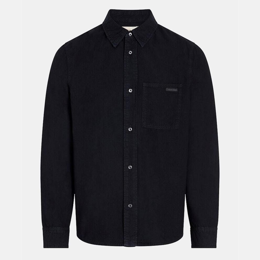 Calvin Klein Calvin Klein Chambray Regular Fit Ανδρικό Πουκάμισο (9000211654_36156)