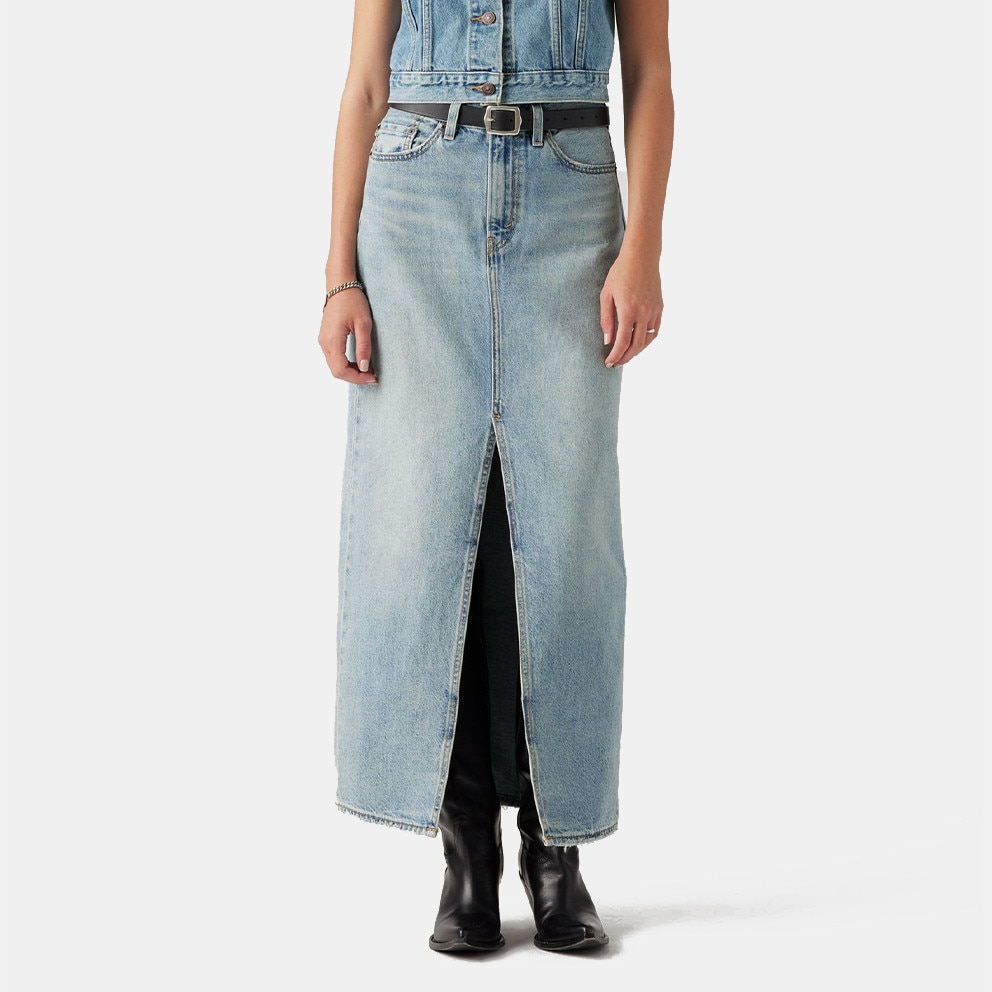  Levi's Ankle Column Skirt Med Indigo - Worn In (9000222815_84690) 2025