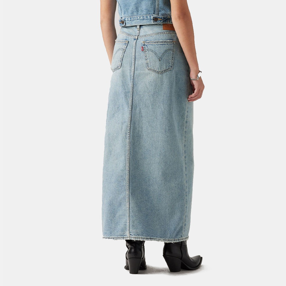 Levi's Ankle Column Skirt Med Indigo - Worn In (9000222815_84690) φωτογραφία