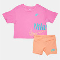 Nike Wild Flower Boxy Tee Short Set