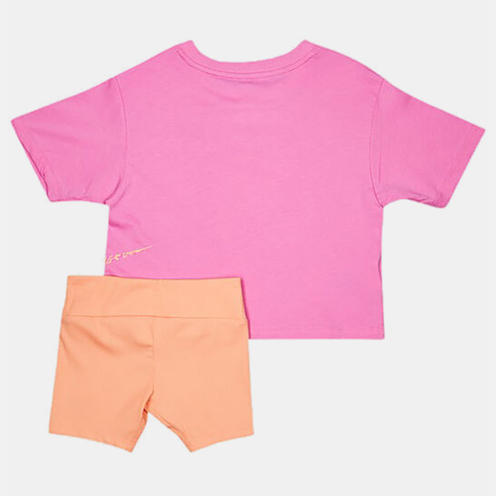 Nike Wild Flower Boxy Tee Short Set