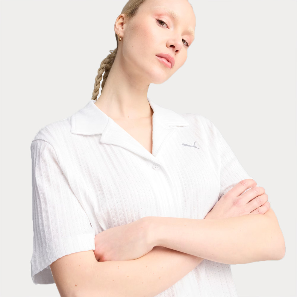 Puma Wardrobe Ess Shirt Pointelle