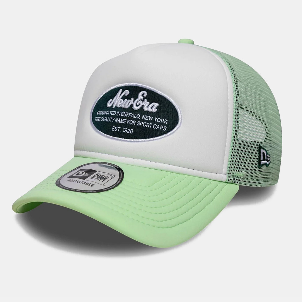 New Era Oval Foam Patch Trucker Hat