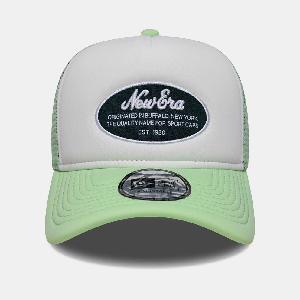 New Era Oval Foam Patch Trucker Hat