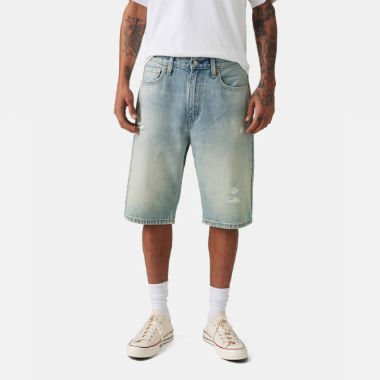 Levi's 469 Loose Shorts Light Indigo - Worn In
