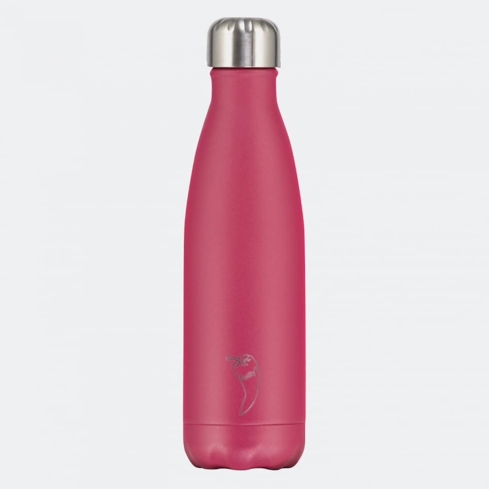 Chilly's Matte Pink Ανοξείδωτο Μπουκάλι Θερμός 0,5 L