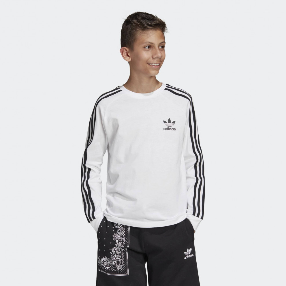 adidas Originals 3-Stripes Παιδική Μπλούζα Μπλούζα με Μακρύ Μανίκι