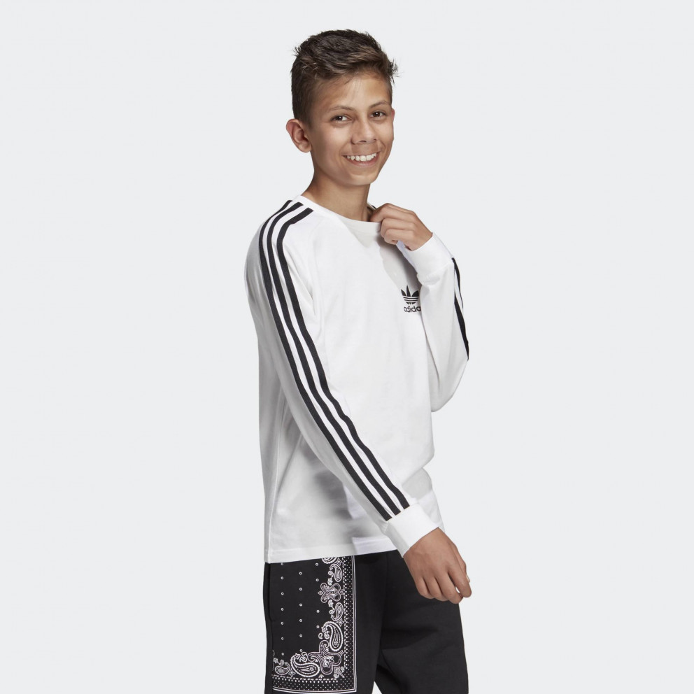 adidas Originals 3-Stripes Kids' Long-Sleeve Shirt