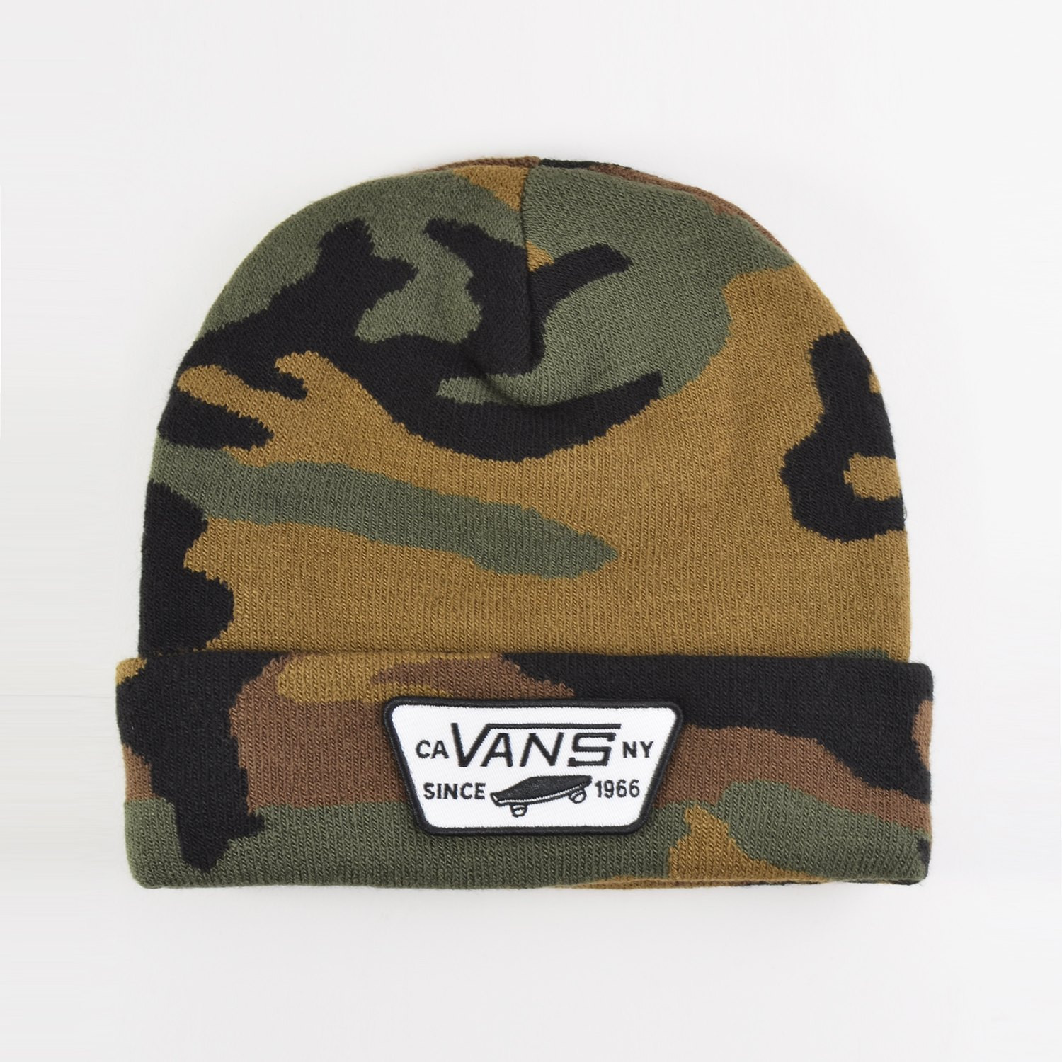 vans camo beanie